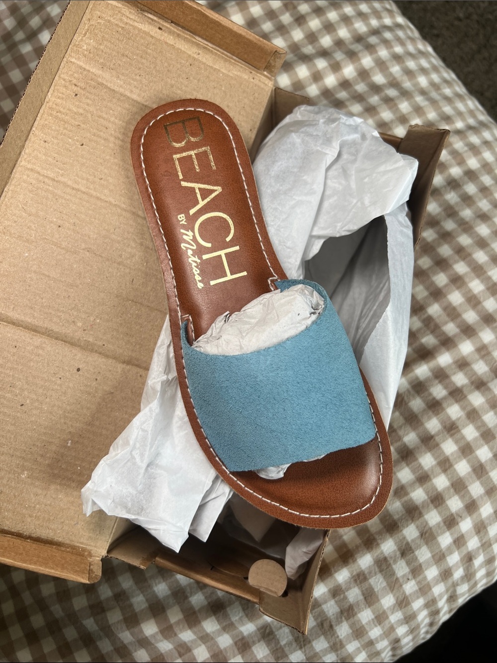 Beach by Matisse Cabana Sky Suede Sandal